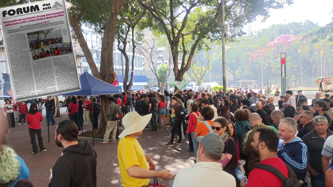 Sob pressão do movimento, Cruesp altera proposta salarial para 3,92%. Índice ainda é abaixo do IPCA