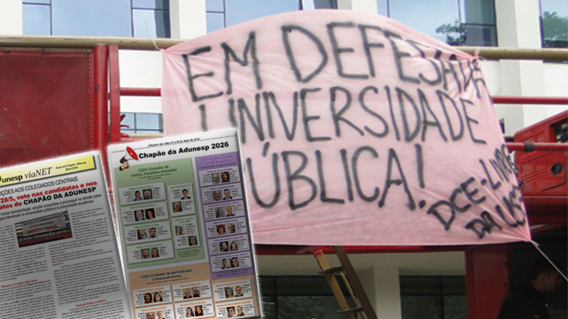 Defesa da universidade pública e da comunidade acadêmica: ‘Chapão da Adunesp’ elege ampla maioria no CEPE, CADE e CCG