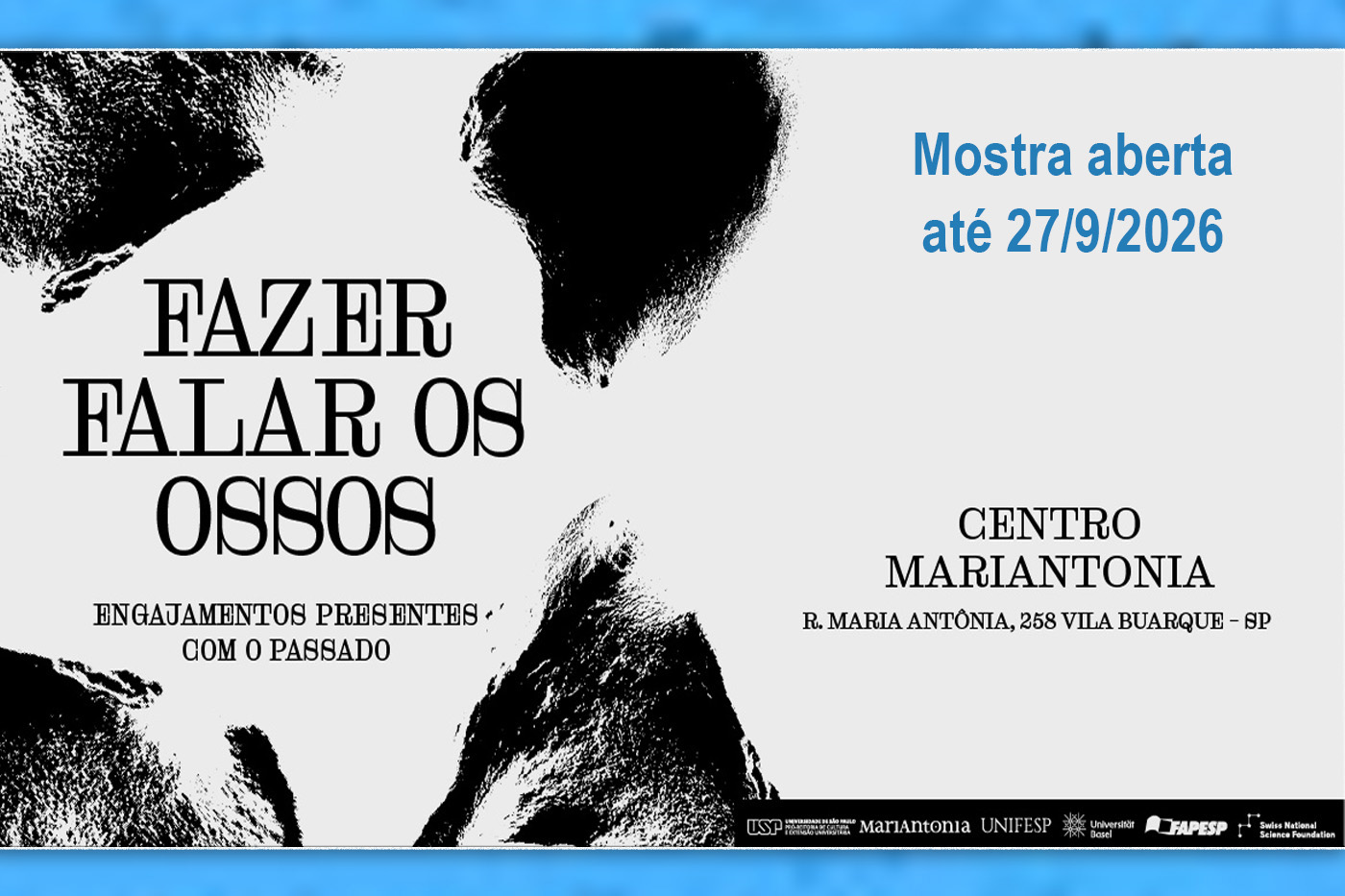 Centro MariAntonia da USP organiza exposição sobre antropologia forense que investiga crimes da ditadura