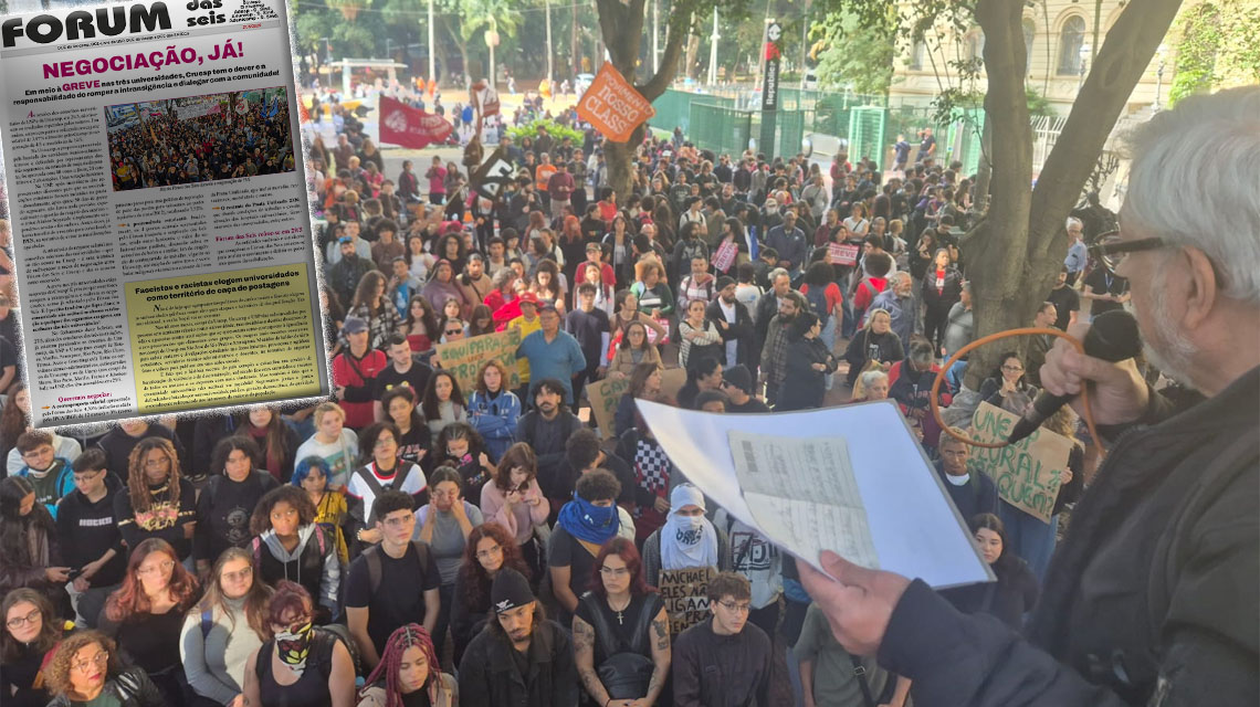 NEGOCIAÇÃO, JÁ! Em meio à greve, Cruesp tem o dever e a responsabilidade de romper a intransigência e dialogar com a comunidade