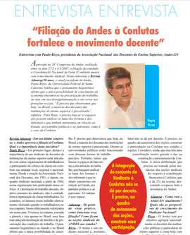 Revista Adunesp 30 anos - Entrevistas